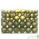 100 Boules de Noël Couleur Vert Pâle pour décorer votre sapin de Noël