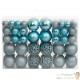 100 Boules de Noël Couleur Turquoise pour décorer votre sapin de Noël