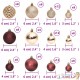 100 Boules de Noël Couleur Champagne pour décorer votre sapin de Noël