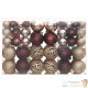 100 Boules de Noël Couleur Champagne pour décorer votre sapin de Noël
