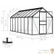 Serre de jardin Solide 430 X 190 X 202 cm. Volume de 14 m³ Qualité et Robustesse