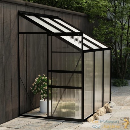 Serre de jardin en polycarbonate : serre 66 + base l Chalet Jardin