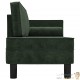 Chaise Longue en Velours. Vert : Divan, Canapé et Lit Confortable