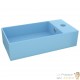 Lot de 2 Lavabos de Salle de Bain Chic & Moderne Bleu Clair. SANS Mitigeur