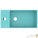 Lot de 2 Lavabos de Salle de Bain Chic & Moderne Turquoise. SANS Mitigeur