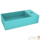Lot de 2 Lavabos de Salle de Bain Chic & Moderne Turquoise. SANS Mitigeur