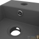 Lavabo de Salle de Bain Chic & Moderne Gris Anthracite. SANS Mitigeur