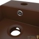 Lot de 2 Lavabos de Salle de Bain Chic & Moderne Marron Foncé. SANS Mitigeur