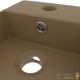 Lot de 2 Lavabos de Salle de Bain Chic & Moderne Marron. SANS Mitigeur