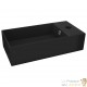 Lavabo de Salle de Bain Chic & Moderne Noir. SANS Mitigeur