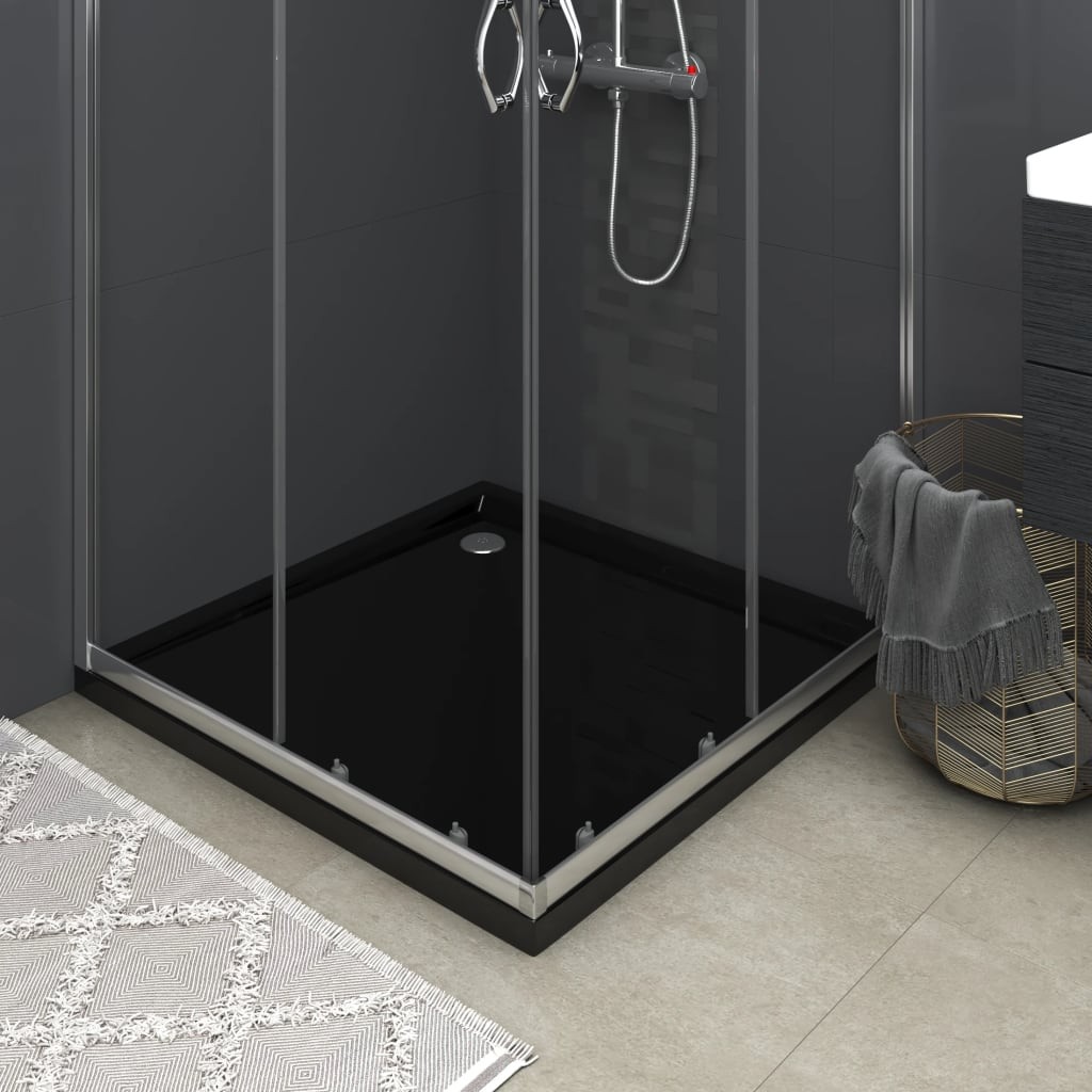 Receveur de Douche Noir. 90 X 90 cm. Bac de Douche de Qualité & Moderne