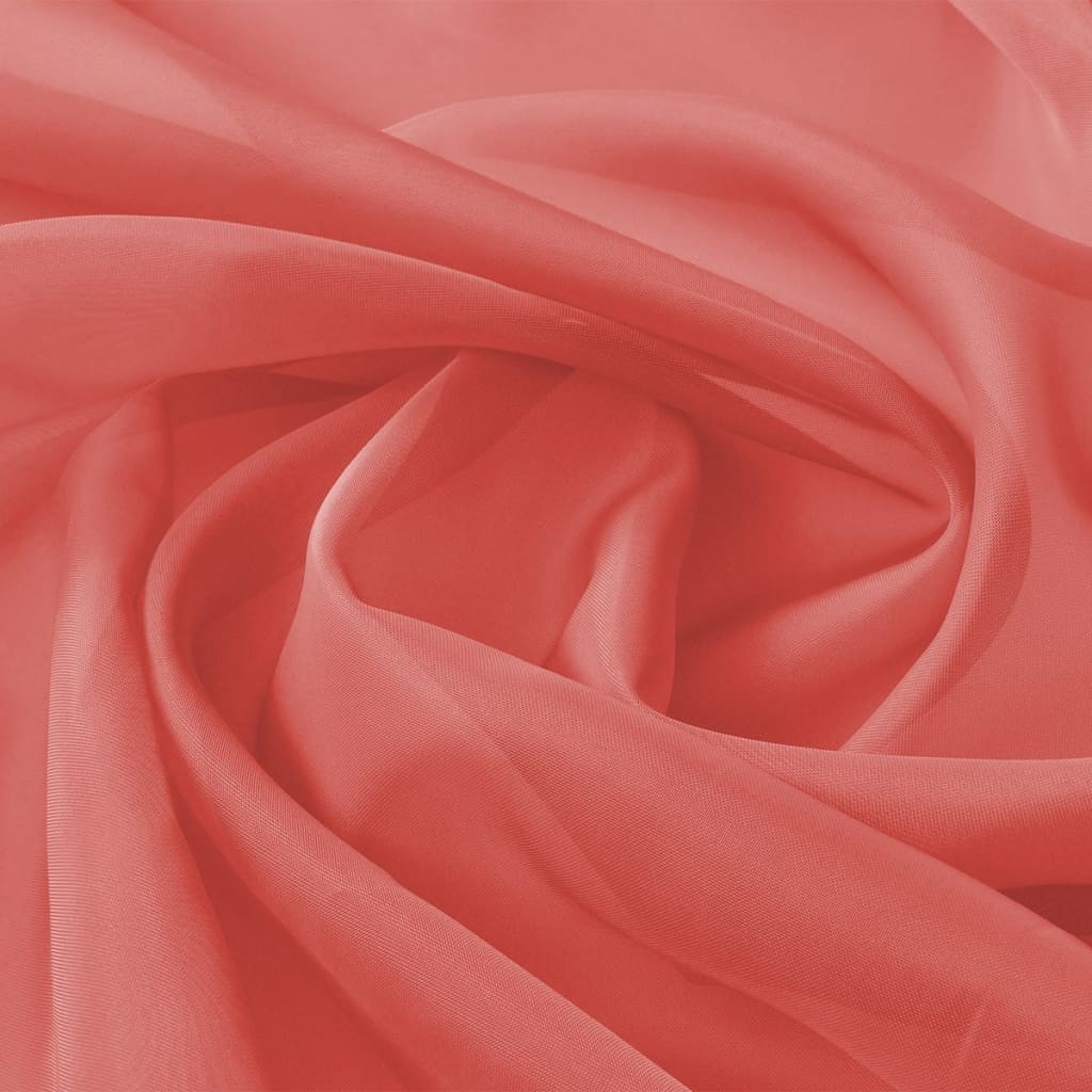 20m de Tissu Rouge Transparent pour Rideaux et Autres Décorations