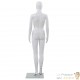 Mannequin Femme Blanc Brillant. Idéal pour la couture, magasins de vêtements, décoration intérieure