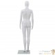 Mannequin Femme Blanc Brillant. Idéal pour la couture, magasins de vêtements, décoration intérieure