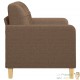Canapé ou Sofa 2 Places 120 cm Tissu Marron. Avec Pied en bois. Confort et qualité