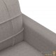 Canapé ou Sofa 2 Places 140 cm Tissu Beige. Avec Pied en bois. Confort et qualité