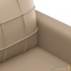 Canapé ou Sofa 3 Places 180 cm Simili Cuir Beige. Avec Pied en bois. Confort et qualité