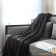 Couverture chauffante Noire 180 x 130cm pour un hiver au chaud
