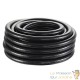 50 mètres tuyau 40 mm PVC résistant Noir 610 gr/m pour bassin