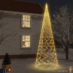 Sapin de Noël EN LED : 8m de haut 3000 LED Blanc Chaud