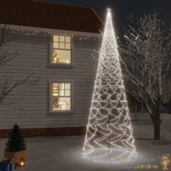 Sapin de Noël EN LED : 8m de haut 3000 LED Blanc Froid