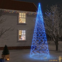 Sapin de Noël EN LED : 8m de haut 3000 LED Bleu