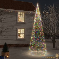 Sapin de Noël EN LED : 8m de haut 3000 LED Multicolore