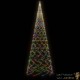 Sapin de Noël EN LED : 5m de haut 1400 LED Multicolore