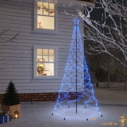 Sapin de Noël EN LED : 3m de haut 500 LED Bleu