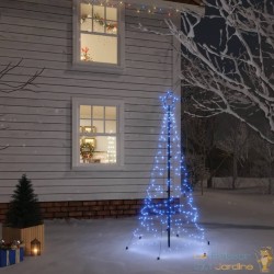 Sapin de Noël EN LED : 1,8m de haut 200 LED Bleu