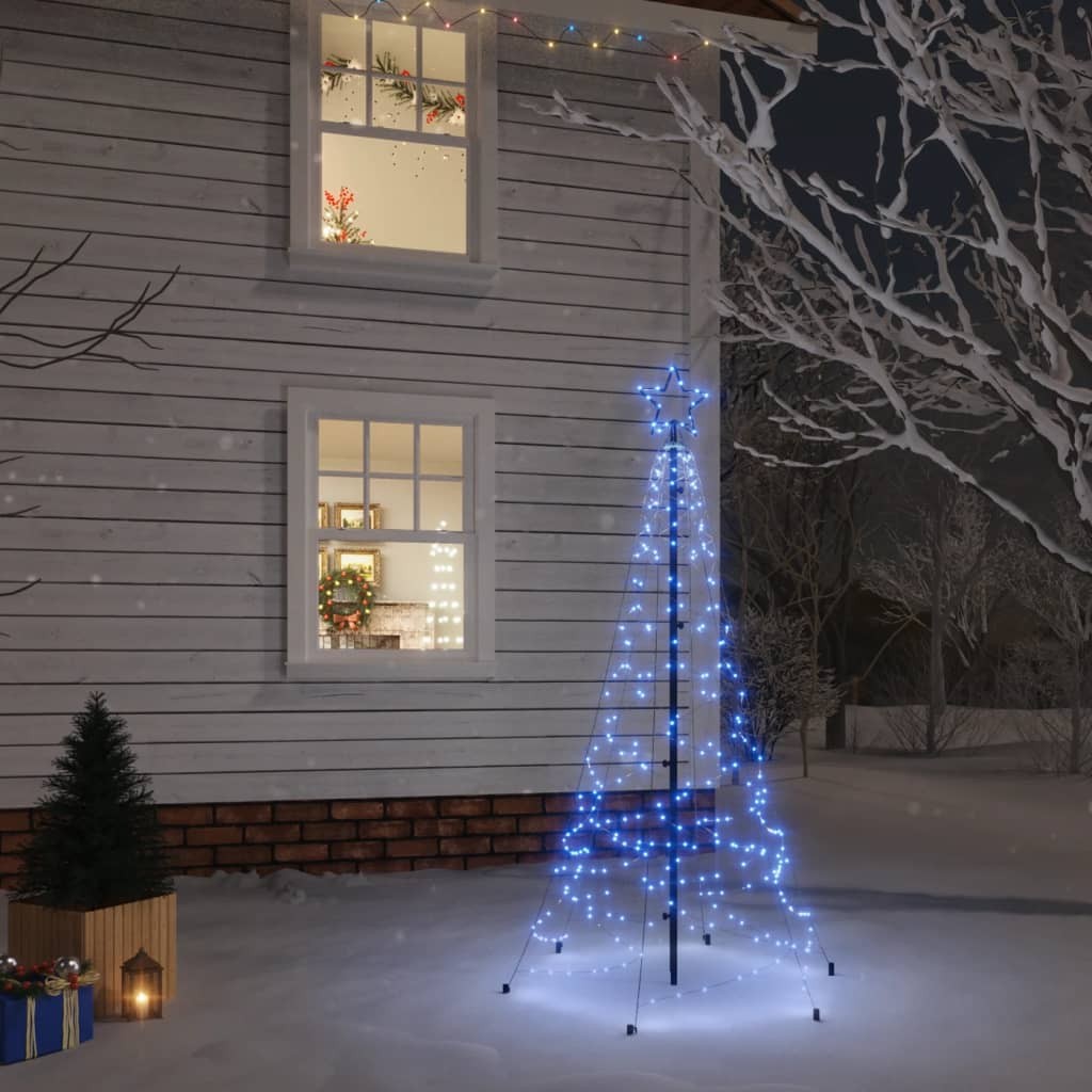Sapin de Noël EN LED : 1,8m de haut 200 LED Bleu