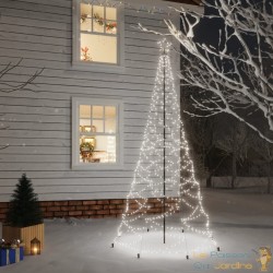 Sapin de Noël EN LED : 3m de haut 500 LED Blanc Froid