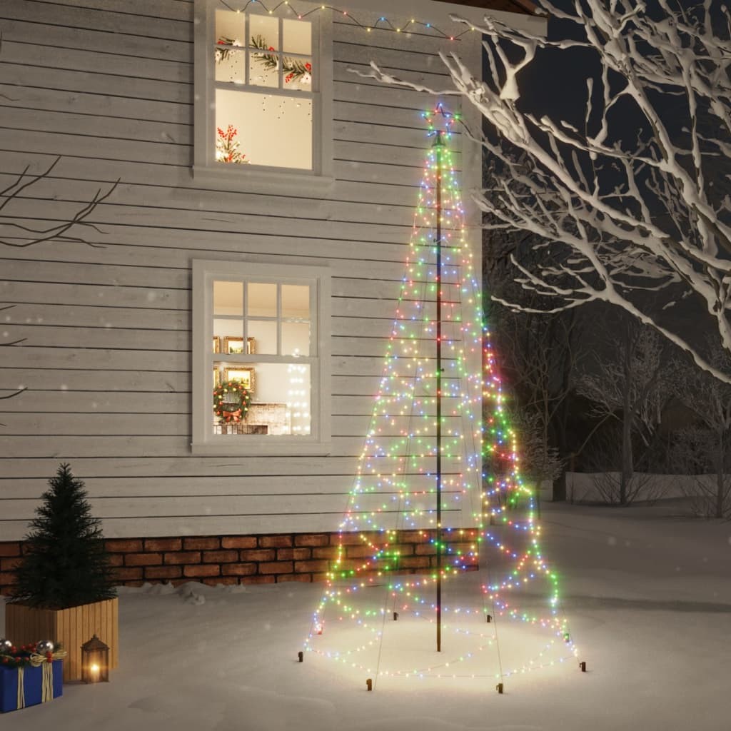 Sapin de Noël EN LED : 3m de haut 500 LED Multicolore