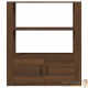 Buffet Classique Marron Décoration & Rangement Facile et Pratique. 80 X 30 X 90 cm