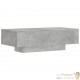 Table de Salon. Couleur Bois Gris. Table Basse. Massive & Luxueuse
