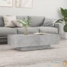 Table de Salon. Couleur Gris Béton. Table Basse. Massive & Luxueuse