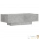Table de Salon. Couleur Bois Gris. Table Basse. Massive & Luxueuse