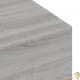 Table de Salon. Couleur Bois Gris. Table Basse. Massive & Luxueuse