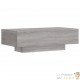 Table de Salon. Couleur Bois Gris. Table Basse. Massive & Luxueuse