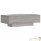 Table de Salon. Couleur Bois Gris. Table Basse. Massive & Luxueuse