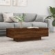 Table de Salon. Couleur Marron Foncé. Table Basse. Massive & Luxueuse