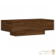 Table de Salon. Couleur Marron Foncé. Table Basse. Massive & Luxueuse