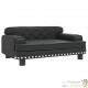 Canapé Lit pour chien. Sofa noir 70 x 45 x 30 cm similicuir. Luxueux & Confortable