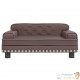 Canapé Lit pour chien. Sofa Marron 70 x 45 x 30 cm similicuir. Luxueux & Confortable