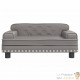 Canapé Lit pour chien. Sofa Gris 70 x 45 x 30 cm similicuir. Luxueux & Confortable