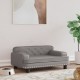 Canapé Lit pour chien. Sofa Gris 70 x 45 x 30 cm similicuir. Luxueux & Confortable