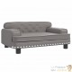 Canapé Lit pour chien. Sofa Gris 70 x 45 x 30 cm similicuir. Luxueux & Confortable