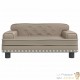Canapé Lit pour chien. Sofa Beige 70 x 45 x 30 cm similicuir. Luxueux & Confortable
