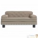 Canapé Lit pour chien. Sofa Beige 70 x 45 x 30 cm similicuir. Luxueux & Confortable