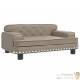 Canapé Lit pour chien. Sofa Beige 70 x 45 x 30 cm similicuir. Luxueux & Confortable